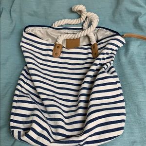 Summer & Rose large striped tote